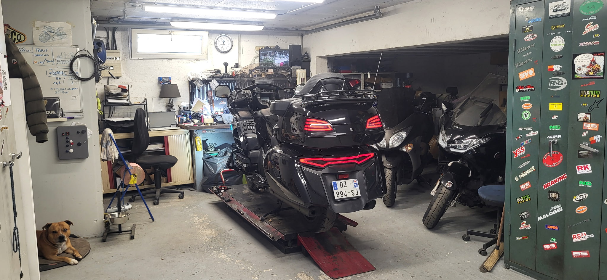 Goldwing en configuration moto taxi